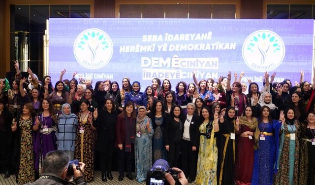 DEM Parti kadın adaylarını tanıttı: Eşbaşkanlık mor çizgimizdir