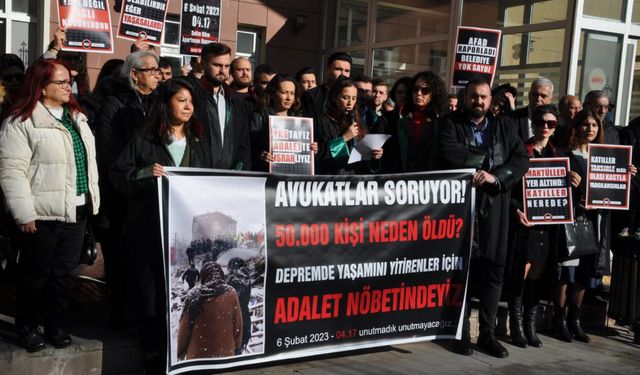 Manisa'da Avukatlardan “Adalet Nöbeti”: Sorumlulardan hesap soracağız!