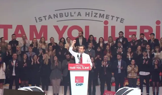 CHP’nin İBB adayı Ekrem İmamoğlu seçim kampanyasına başladı