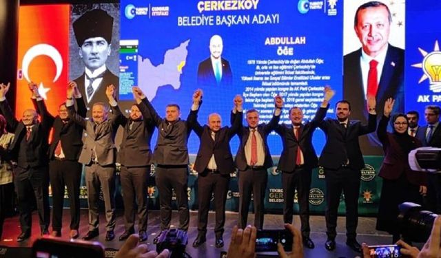 Cumhur İttifakı'nın Tekirdağ’da belediye başkan adayları tanıtıldı