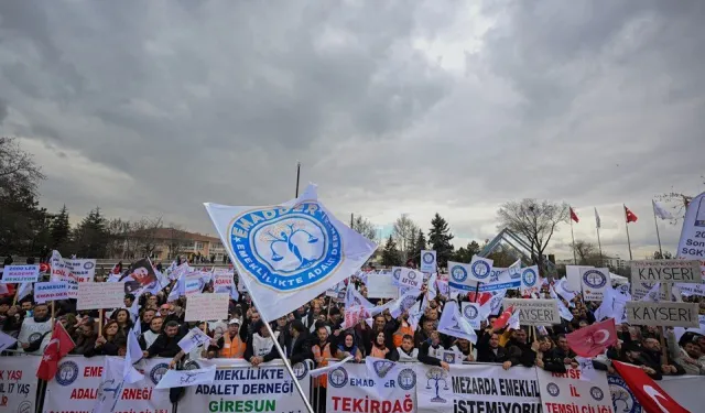 Emeklilikte Adalet Derneğinden 'Büyük Ankara Mitingi'