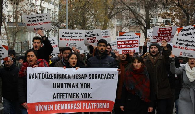 Dikmen Demokrasi Platformu'ndan 6 Şubat açıklaması: Unutmak yok affetmek yok