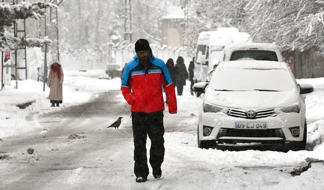 Erzurum ve Kars karla kaplandı