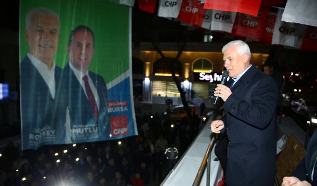 CHP Bursa Adayı Mustafa Bozbey’e coşkulu karşılama: “Gelin ve artık adaleti getirin”