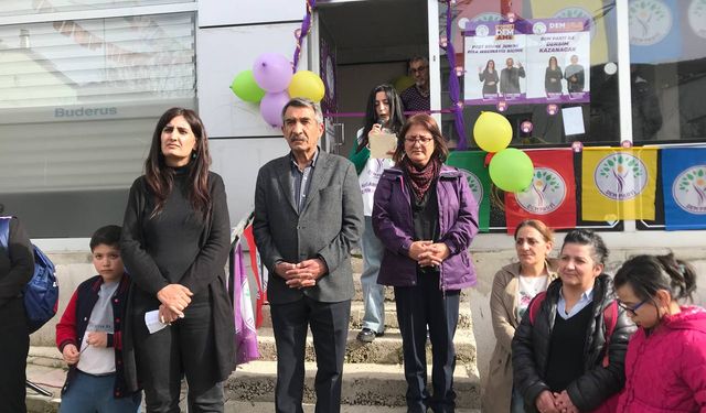 DEM Parti, Dersim’de kadın seçim bürosu açtı