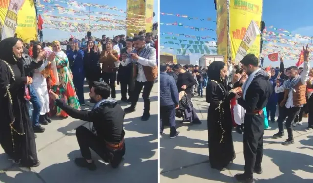 Newroz’da evlenme teklifi