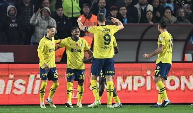 Fenerbahçe, Trabzonspor'u evinde yendi