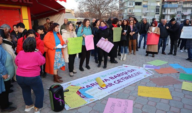 Malatya'da 8 Mart eylemi: “Bir yılda çok şeyin değişmediğini gördük”