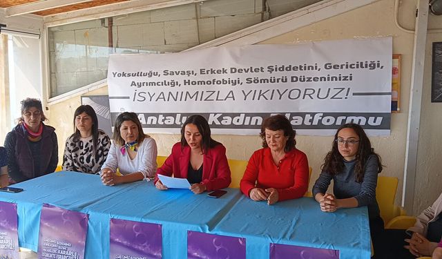 Antalya Kadın Platformu, 8 Mart Antalya programını kamuoyuyla paylaştı
