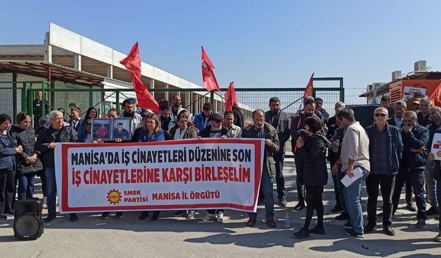 2 işçinin öldüğü fabrika önünde eylem: İşçi ölümlerinin peşini bırakmayacak, hesap soracağız!