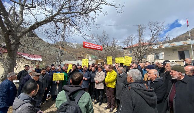 Gümüşhane’de çevre eylemi: Altın değil su ve toprak yaşatır