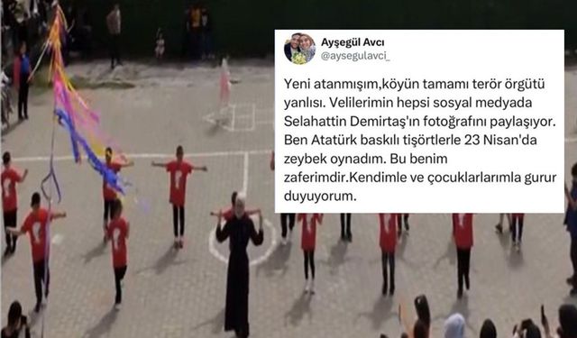 ‘Köyün tamamı terör örgütü yanlısı’ diyen öğretmen hakkında soruşturma talebi