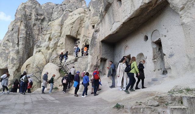 Kapadokya'da yılın çeyreğinde 531 bin 607 turist ağırlandı