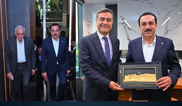 Erbil Valisi, Ahmet Türk ve Abdullah Zeydan ile görüştü