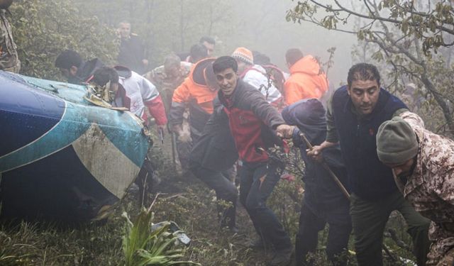 İranlı yetkililer Reisi'yi taşıyan helikopter enkazının 'İran İHA'larıyla bulunduğunu' açıkladı