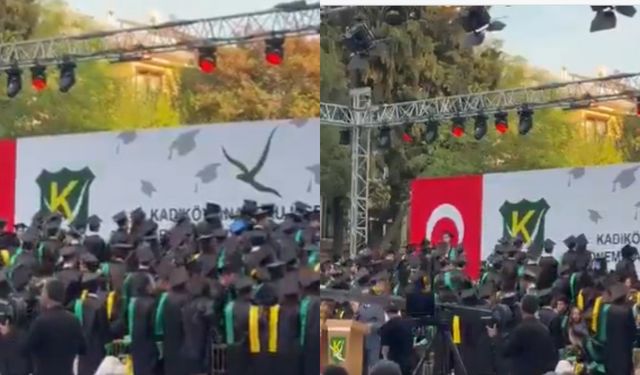 Kadıköy Anadolu Lisesi öğrencilerinden yasakçı müdüre protesto!