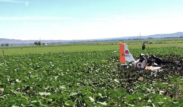 Kayseri'de askeri eğitim uçağı düştü: 2 pilot hayatını kaybetti