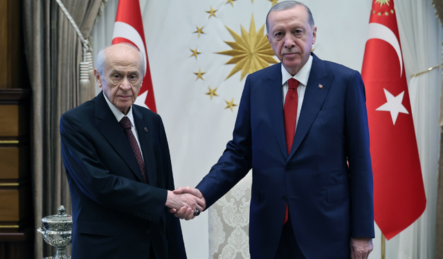 Sağlık sorunlarıyla gündeme gelen Bahçeli, Erdoğan'la görüştü