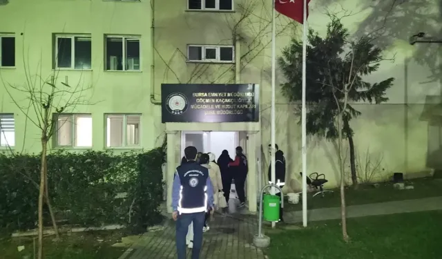 Bursa'da 41 yabancı uyruklu ile 4 zanlı yakalandı