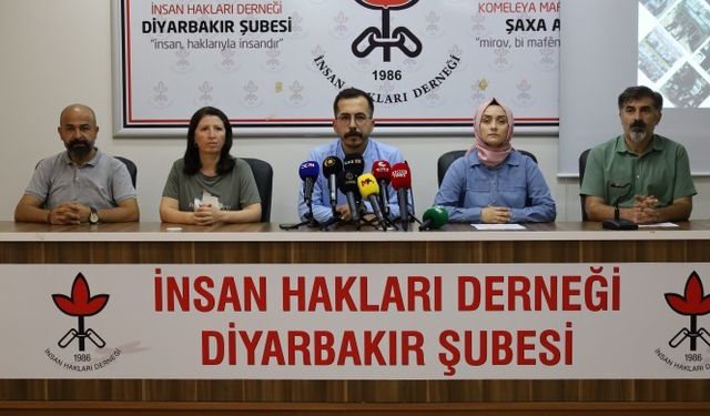 İHD Diyarbakır Şubesi 6 aylık hak ihlalleri raporunu açıkladı: 3 bin 895 hak ihlali