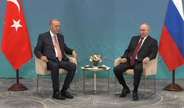 Erdoğan ile Putin, Astana'da bir araya geldi