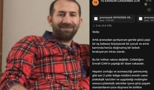 Samsun’da bir LC Waikiki çalışanı baskı ve mobbing nedeniyle intihar etti