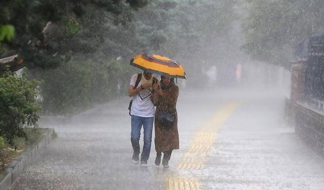 Meteoroloji'den gök gürültülü sağanak uyarısı