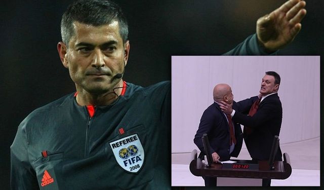 Eski hakemden Meclis'te vekillere saldıran Alpay Özalan'a kınama