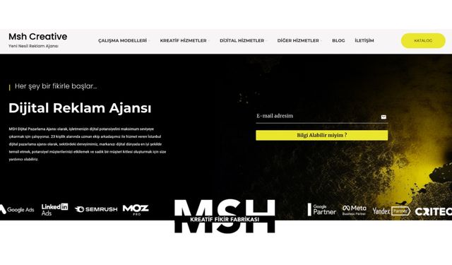 MSH Creative Dijital Reklam Ajansı ile Markanızı Dijital Dünyada Öne Çıkarın