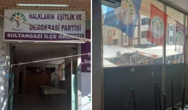 DEM Parti'nin Sultangazi'deki binasına silahlı saldırı