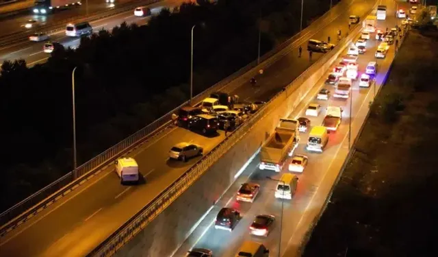 İstanbul'da 15 araç kaza yaptı