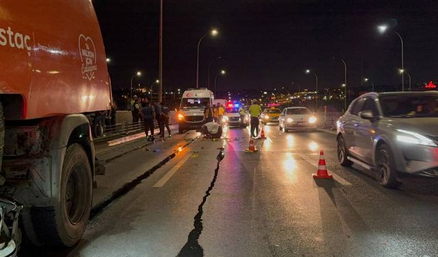 Haliç Köprüsü'nde kaza: 1 kişi hayatını kaybetti