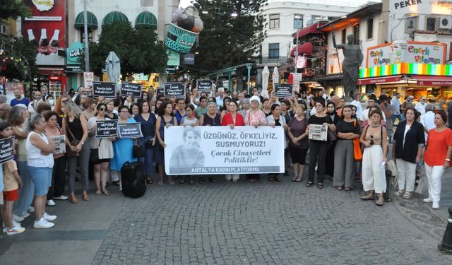 Antalya Narin için sokağa çıktı