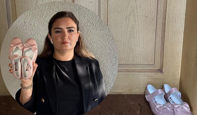 Sevda Erdan Kılıç, Narin'in anısına kapı önüne ayakkabı bıraktı