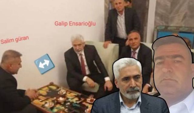 AKP’li Ensarioğlu, cinayet şüphelisi Salim Güran’ı Meclis’te ağırlamış!