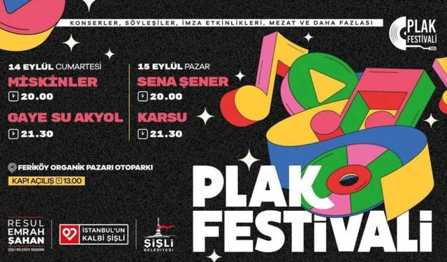 Şişli Plak Festivali'ne sayılı günler kaldı