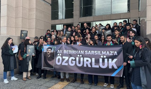 Avukatlardan, Bedirhan Sarsılmaz'ın tutuklanmasına tepki