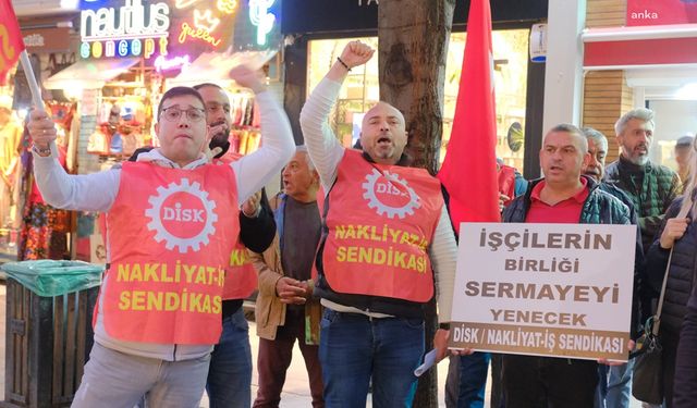 İşçilerden Eskişehir'de protesto: Halkımızı Mc Donalds’ı boykota çağırıyoruz