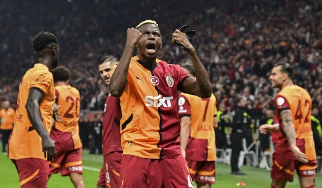 Derbide kazanan Galatasaray oldu