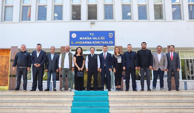 Manisa FK’dan Vali Özkan ve Jandarma Komutanı Şen’e ziyaret