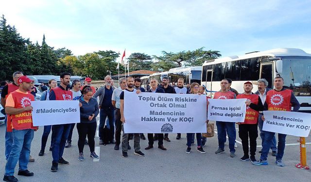 Bağımsız Maden İş'e üye Fernas maden işçilerinin "toplu ölüm riski var" eylemi 50'inci gününde