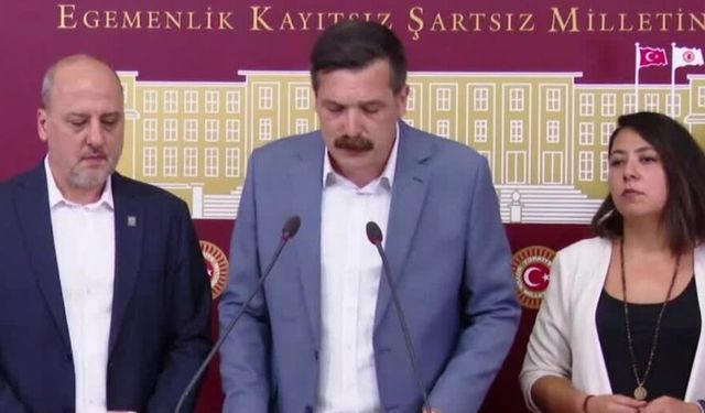 TİP milletvekilleri Meclis açılış törenini protesto ederek erken seçim çağrısı yaptı