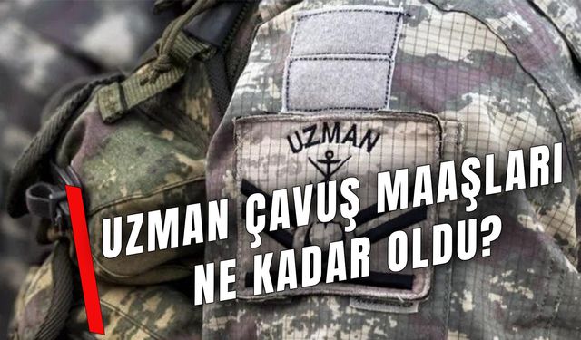 Uzman Çavuş Maaşları Ne Kadar Oldu? Doğuda - Batıda, Jandarma, Komando Maaşı