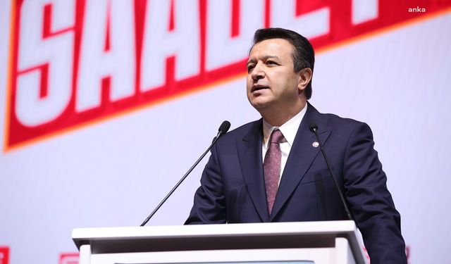 Saadet Partisi 9. Olağan Büyük Kongresi'nde genel başkanlığa Mahmut Arıkan seçildi