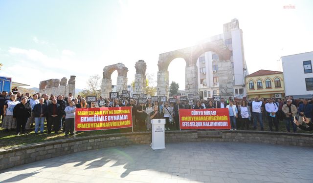 Selçuk Belediyesi emekçilerinden, Meryem Ana Evi otoparkı gelirlerinin belediyeden alınmasına tepki