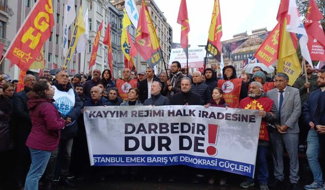 Emek Barış ve Demokrasi Güçleri'nden kayyum protestosu: Darbe politikalarından vazgeçilmeli ve halkın iradesi tanınmalı