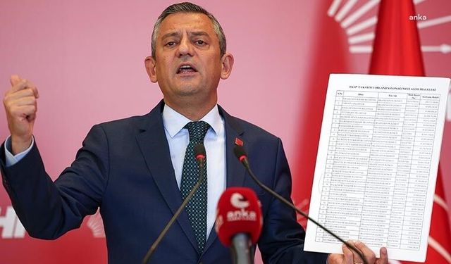 Özgür Özel, AKP'li belediyelerin 'etkinlik' harcamalarını tek tek açıkladı