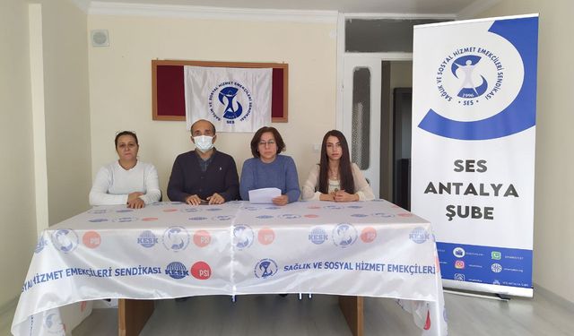 SES Antalya: Eziyet yönetmelikleri değil gelirde ve vergide adalet istiyoruz