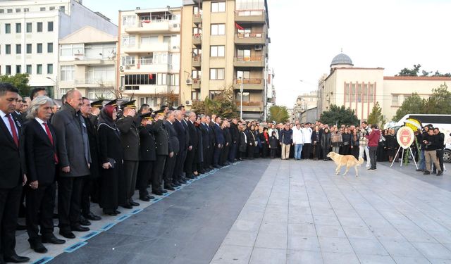 Saatler 09:05’i gösterdiğinde Manisa’da hayat durdu