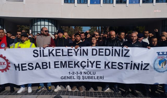 Belediyelerin gelirlerine el konmasına işçiler isyan etti: Maaşlarımızı alamazsak İzmir sokakları kırmızıya bürünecek